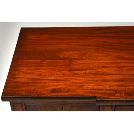 Antikes „William IV“ Flamme Mahagoni Sideboard