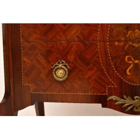 Paar   Antiiker  Swedish Marble Top Kommodes