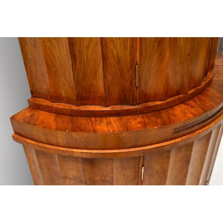 Art Deco Nussbaum Cocktailschrank antik Kabinett englisch