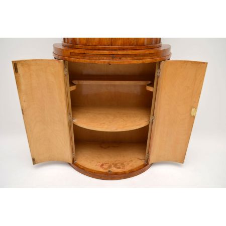 Art Deco Nussbaum Cocktailschrank antik Kabinett englisch
