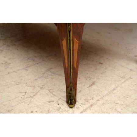 Antiike  French Style Inlaid Marmor  Top 3 Drawer Kommode 