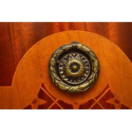 Antiike  French Style Inlaid Marmor  Top 3 Drawer Kommode 