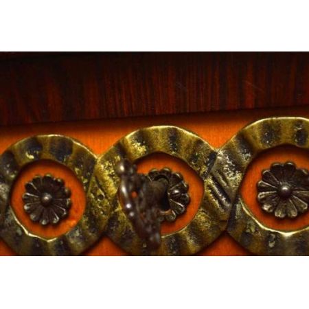 Antiike  French Style Inlaid Marmor  Top 3 Drawer Kommode 