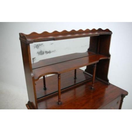 schmale elegante  Antike  Regency Style Mahogany Chiffonier