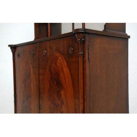 schmale elegante  Antike  Regency Style Mahogany Chiffonier