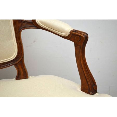 Paar Salon Stühle Armchairs französischer Stil