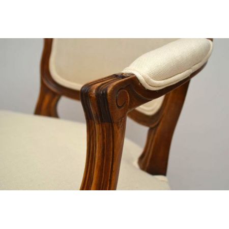 Paar Salon Stühle Armchairs französischer Stil