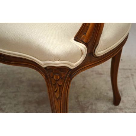 Paar Salon Stühle Armchairs französischer Stil