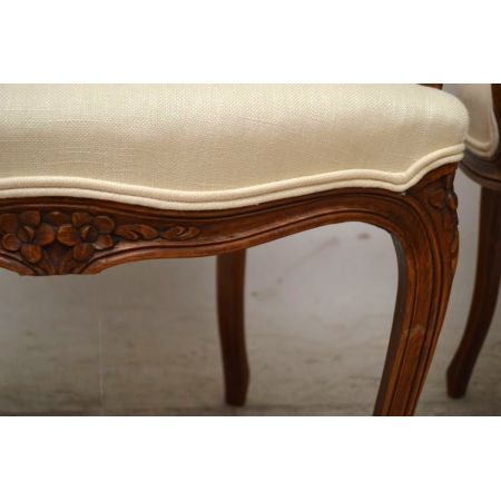 Paar Salon Stühle Armchairs französischer Stil