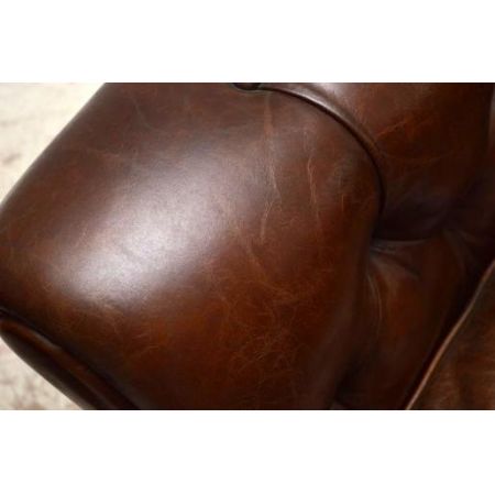 Paar 1950's  schwedischer Leather Leder r Armchairs