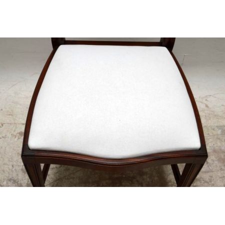 6Set antiker Esszimmerstühle Mahagoni