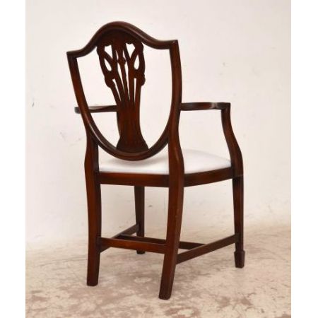 6Set antiker Esszimmerstühle Mahagoni