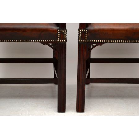 Paar antiker Gainsborough Armchair