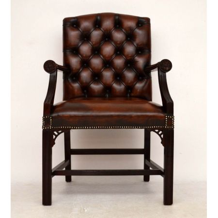 Paar antiker Gainsborough Armchair