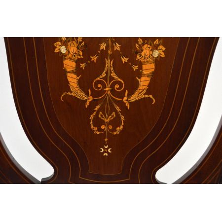 Antiker Satinwood Stuhl Sessel Satinwood