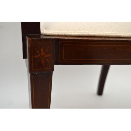 Antiker Satinwood Stuhl Sessel Satinwood