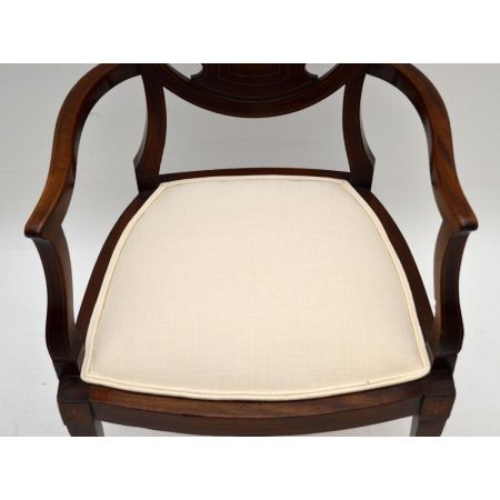 Antiker Satinwood Stuhl Sessel Satinwood