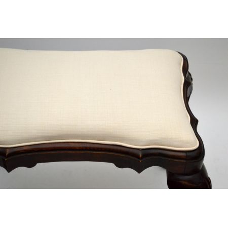 Antiker kleiner Hocker Mahagoni