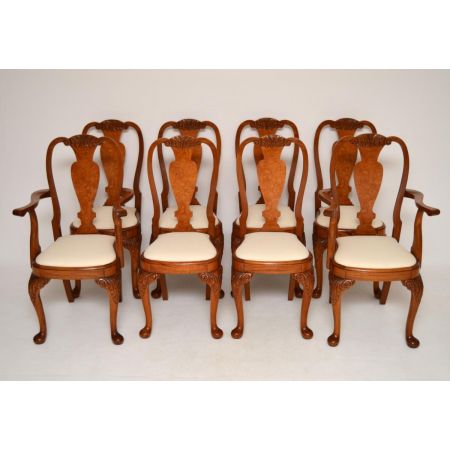 8Set antike Esszimmerstühle