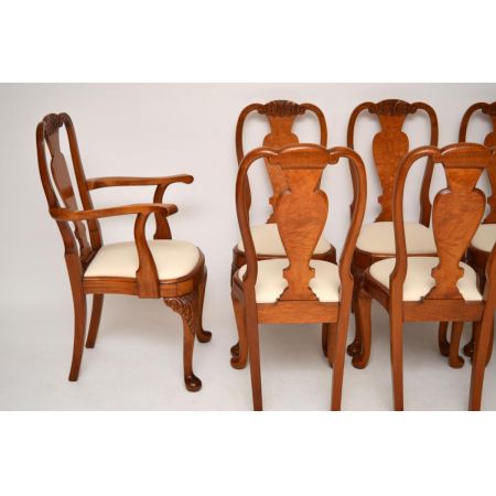 8Set antike Esszimmerstühle