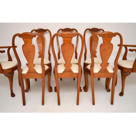 8Set antike Esszimmerstühle