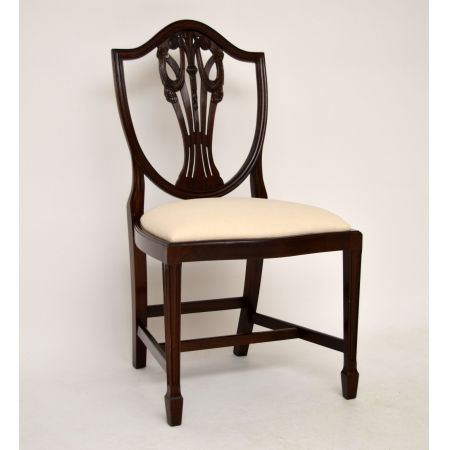 Antike Mahagoni Esszimmerstühle 8er Set 