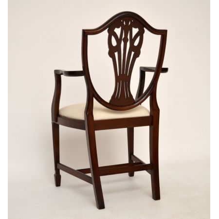 Antike Mahagoni Esszimmerstühle 8er Set 