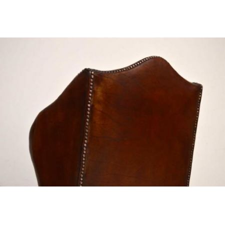 Imposanter Paar   antiker Ohrensessel  chesterfield 