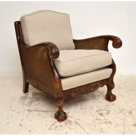   seltene Birch Bergere Armchairs