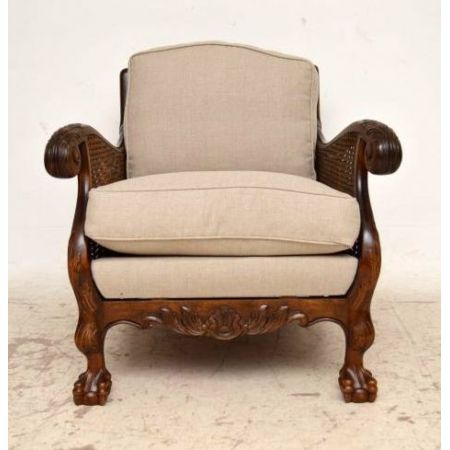   seltene Birch Bergere Armchairs