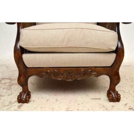   seltene Birch Bergere Armchairs