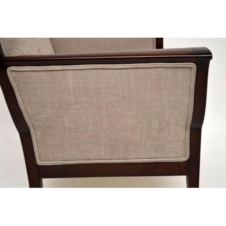 Ein Paar antike schwedische Mahagoni Sessel