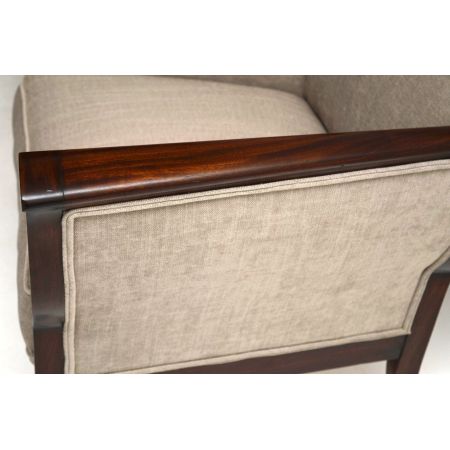 Ein Paar antike schwedische Mahagoni Sessel