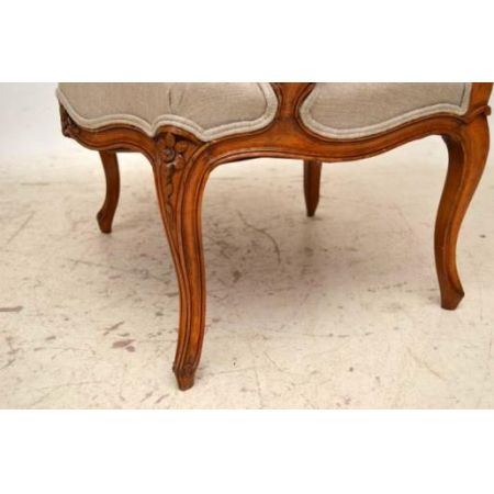 Antike französische Salonchairs 