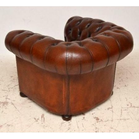 Schönes Paar antiker chesterfield windsor chairs 