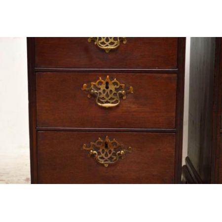 Antike Nachtschränke schönes Paar Mahagoni 