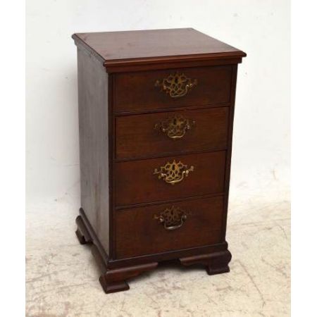 Antike Nachtschränke schönes Paar Mahagoni 