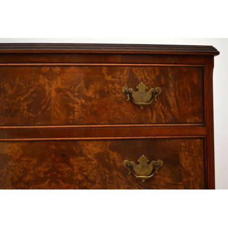 Antike Kommode im Georgian Style Holzkommode Nussbaum Kommode