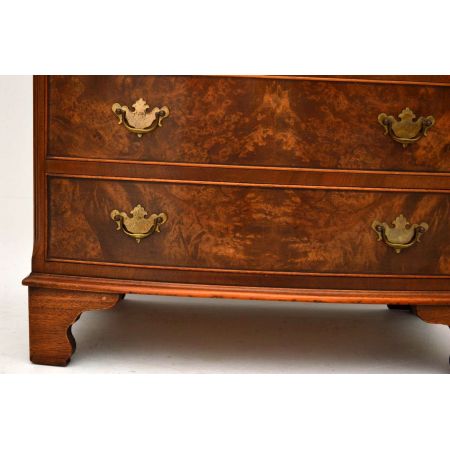 Antike Kommode im Georgian Style Holzkommode Nussbaum Kommode