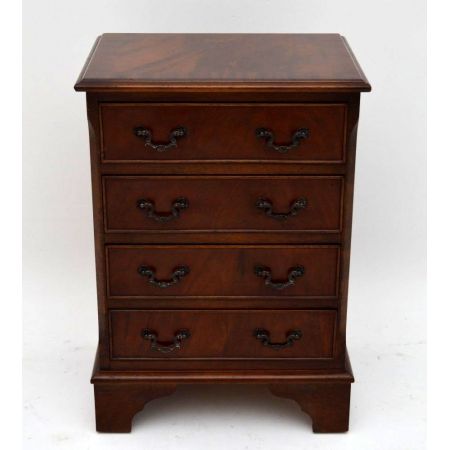 Schmale antike Kommode Mahagoni