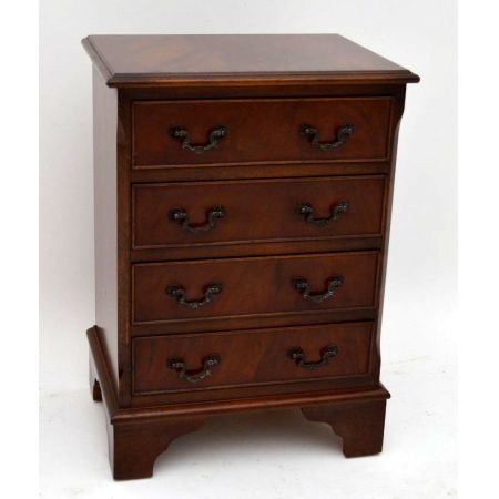 Schmale antike Kommode Mahagoni