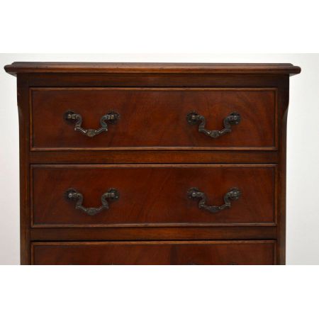 Schmale antike Kommode Mahagoni