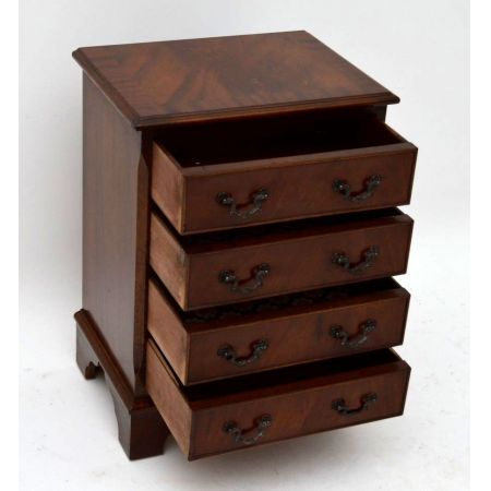 Schmale antike Kommode Mahagoni