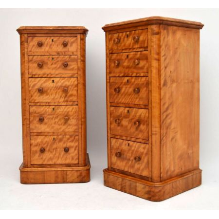 Antike Satin Birch Kommode