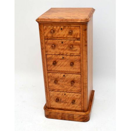 Antike Satin Birch Kommode