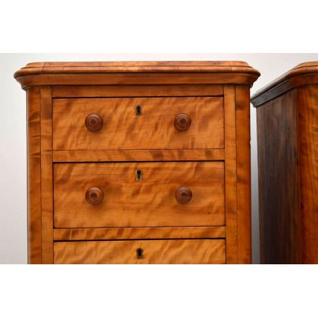 Antike Satin Birch Kommode