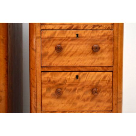 Antike Satin Birch Kommode