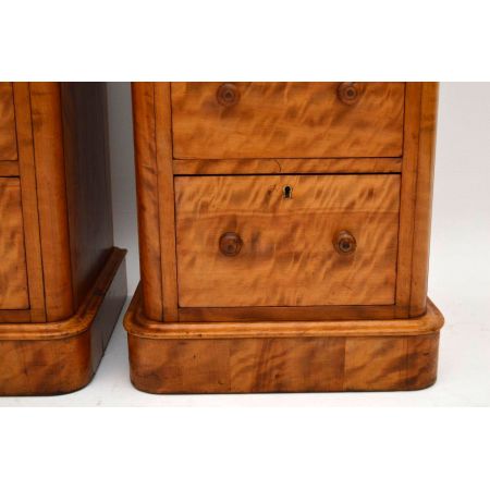 Antike Satin Birch Kommode