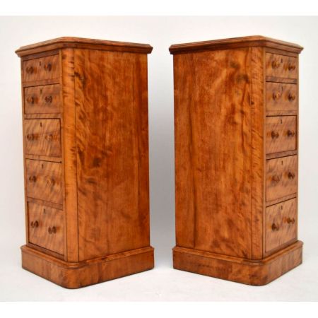 Antike Satin Birch Kommode