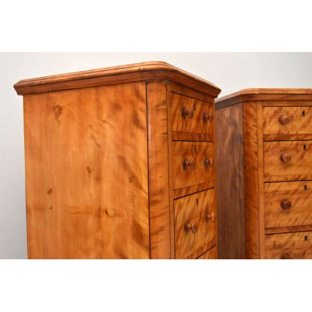 Antike Satin Birch Kommode